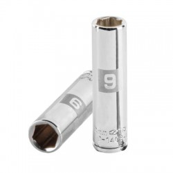 Dado largo de 9 mm, 6 puntas, cuadro 1/4?