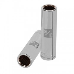 Dado largo de 9/16?, 12 puntas, cuadro 1/2?