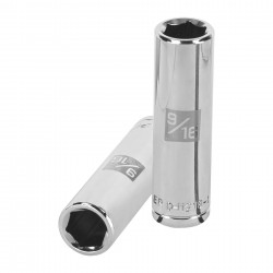 Dado largo de 9/16?, 6 puntas, cuadro 1/2?