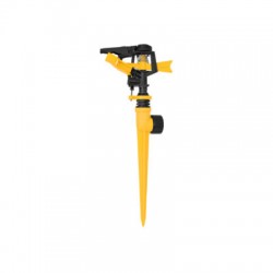 Aspersor plástico 11? una vía, estaca plástica