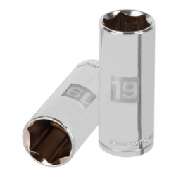 Dado largo de 19 mm, 6 puntas, cuadro 3/8?