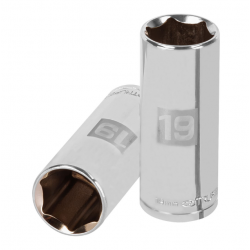 Dado largo de 19 mm, 6 puntas, cuadro 3/8?