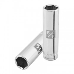 Dado largo de 5/8?, 6 puntas, cuadro 1/2?