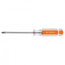 Desarmador de cruz 1/4? x 4? mango de acetato