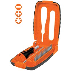 Desarmador de precisión con 16 puntas