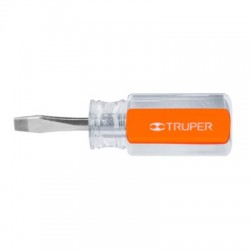 Desarmador plano 1/4? x 1-1/2? mango de acetato