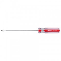 Desarmador plano 3/16 x 6? mango de PVC