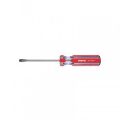 Desarmador plano 1/4 x 4? mango de PVC