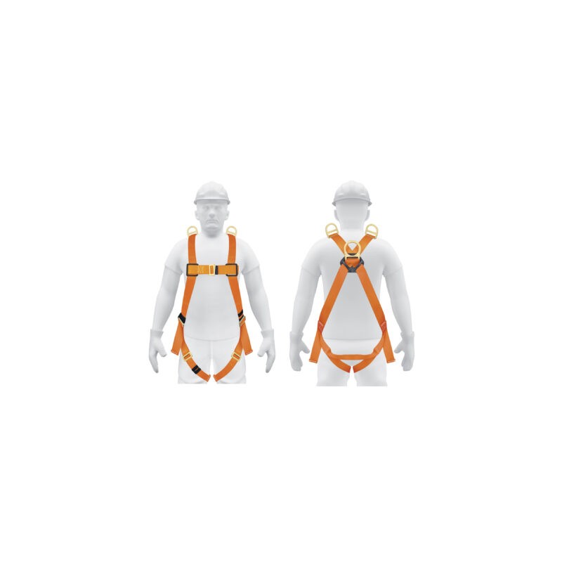 Arnés de cuerpo completo con 3 anillos, ANSI