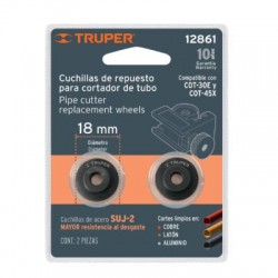 Blíster con 2 cuchillas para cortador de tubo COT-30E