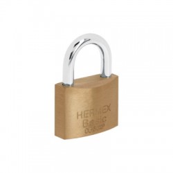 Candado de latón 50 mm llave tetra en blíster