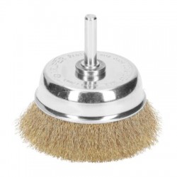 Carda de copa 2-3/4? alambre fino para taladro