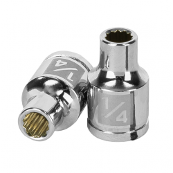 Dado de 1/4?, 12 puntas, cuadro 3/8?