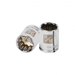 Dado de 11/16?, 12 puntas, cuadro 3/8?