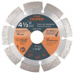 Disco de diamante de 4-1/2? x 2.1 mm rin segmentado