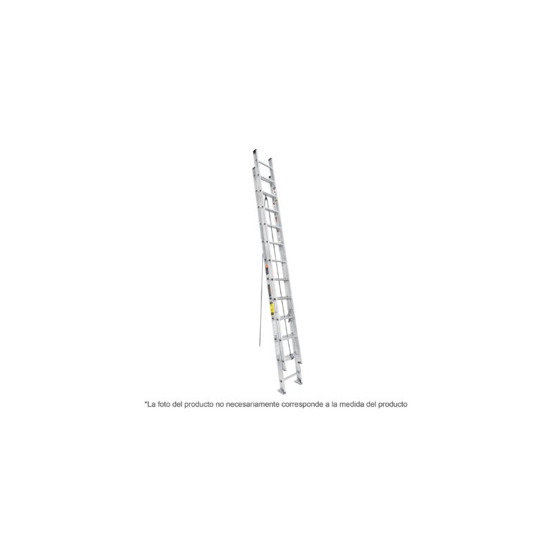 Escalera de extensión, tipo III, 16 peldaños