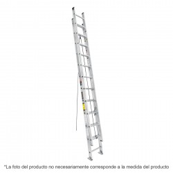 Escalera de extensión, tipo III, 16 peldaños