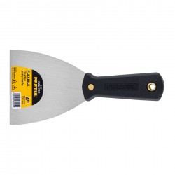 Espátula flexible 4? con mango de plástico