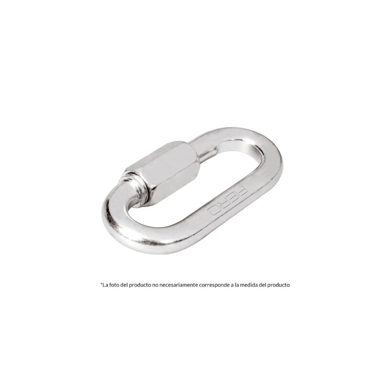 Bandola con seguro, de acero, 1/4?