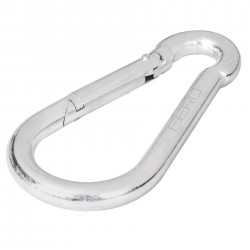 Bandola mosquetón, de acero, 1/2?