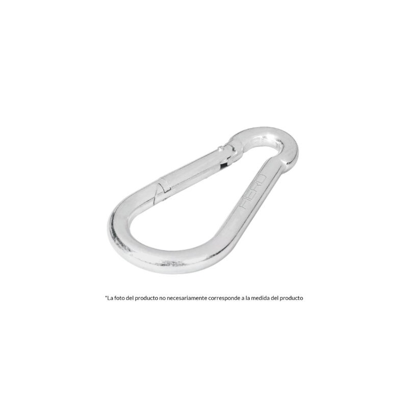 Bandola mosquetón, de acero, 1/4?