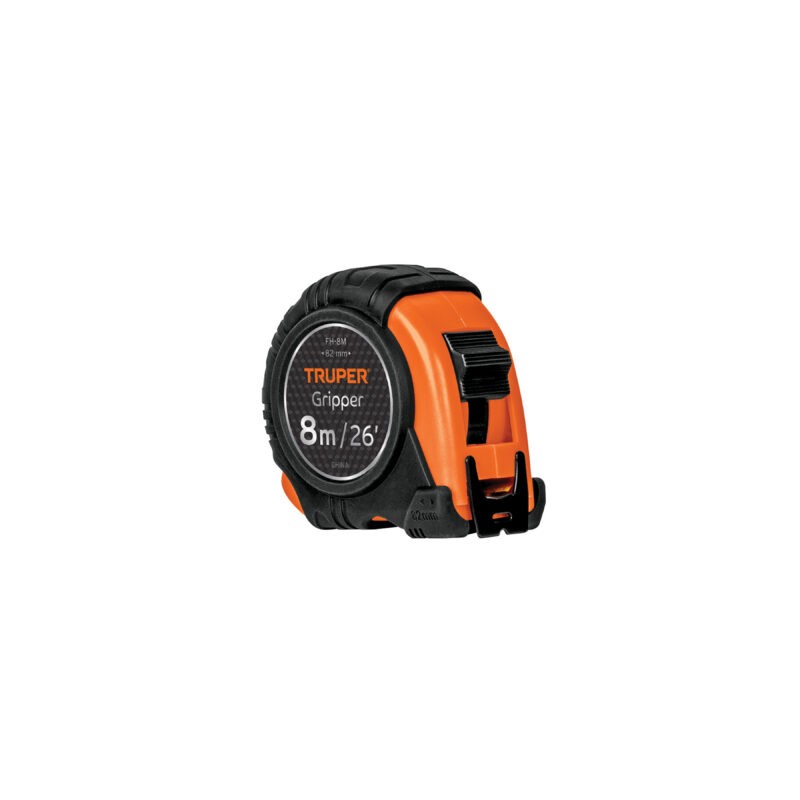 Flexómetro Gripper contra impactos 8 m cinta 25 mm
