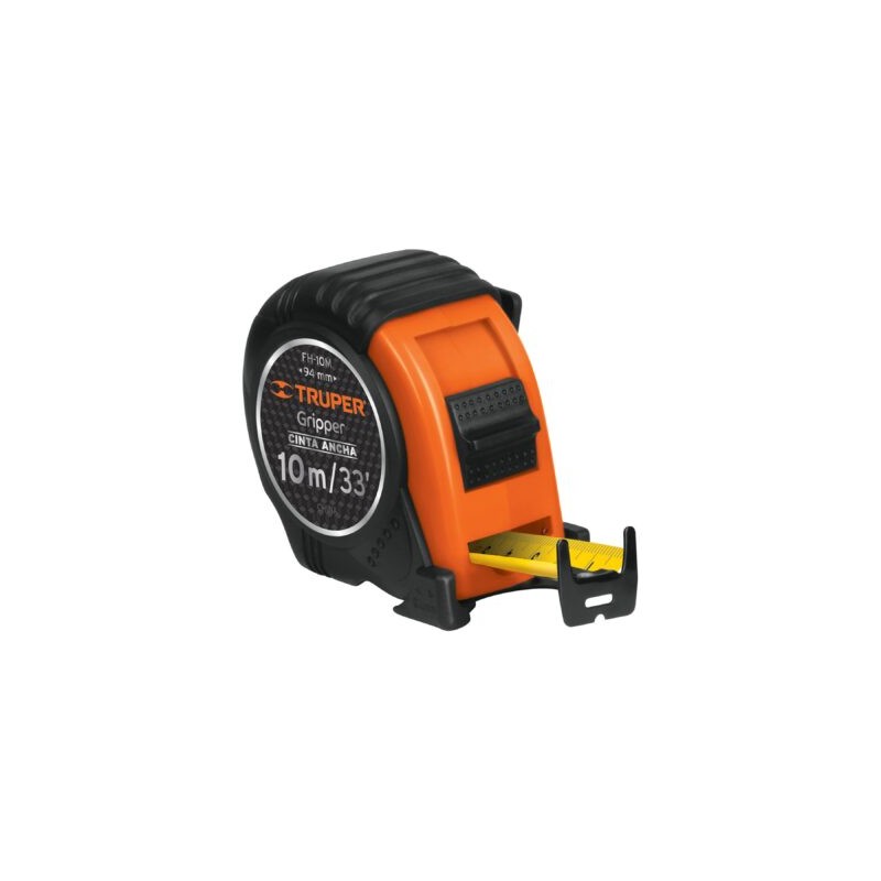 Flexómetro Gripper, contra impacto, 10 m, cinta 32 mm