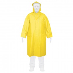 Gabardina impermeable doble capa, talla M