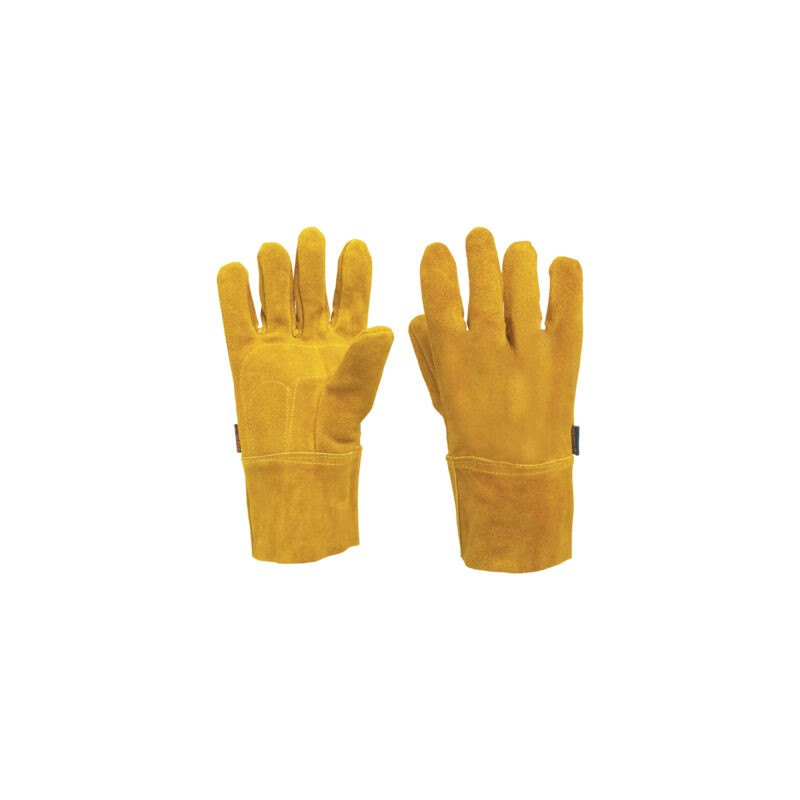 Guantes de carnaza, cortos, unitalla