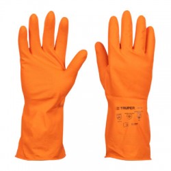 Guantes de látex para limpieza, grandes