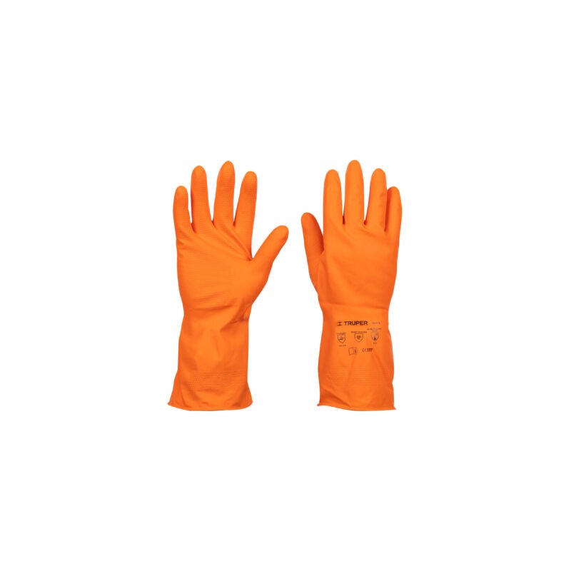 Guantes de látex para limpieza, grandes