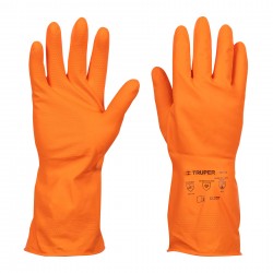 Guantes de látex para limpieza, grandes
