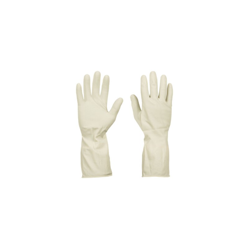 Guantes de látex para manejo de alimentos, medianos