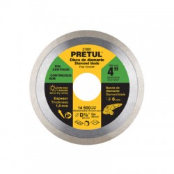 Disco de diamante de 4? x 1.8 mm, rin continuo