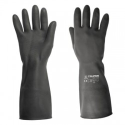 Guantes de neopreno p/manejo de químicos, grandes