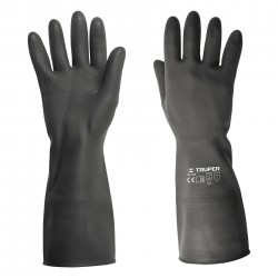 Guantes de neopreno p/manejo de químicos, grandes