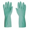 Guantes de nitrilo verde, multiusos, grandes
