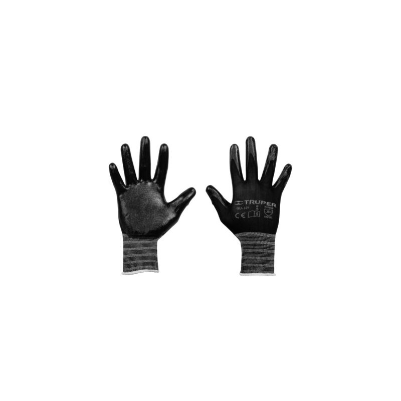 Guantes de nylon recubiertos de nitrilo, CH