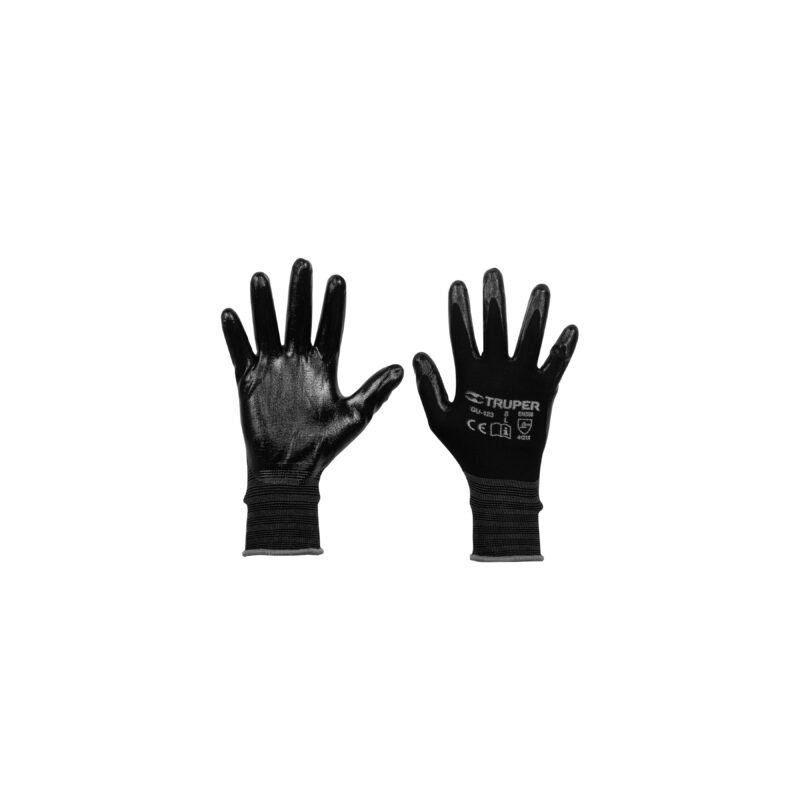 Guantes de nylon recubiertos de nitrilo, G