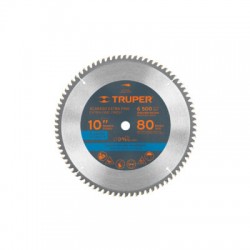 Disco sierra 10? para aluminio, 80 dientes centro 5/8?