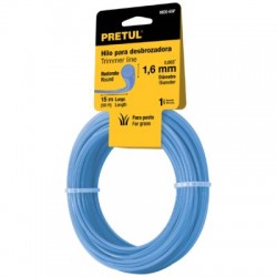 Hilo redondo para desbrozadora, 15 m, 1.6 mm