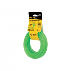 Hilo redondo, para desbrozadora, 2mm x15m, tarjeta