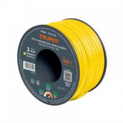 Hilo redondo, para desbrozadora, 3mm x 168m, carrete