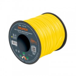 Hilo redondo, para desbrozadora, 3mm x 280m, carrete