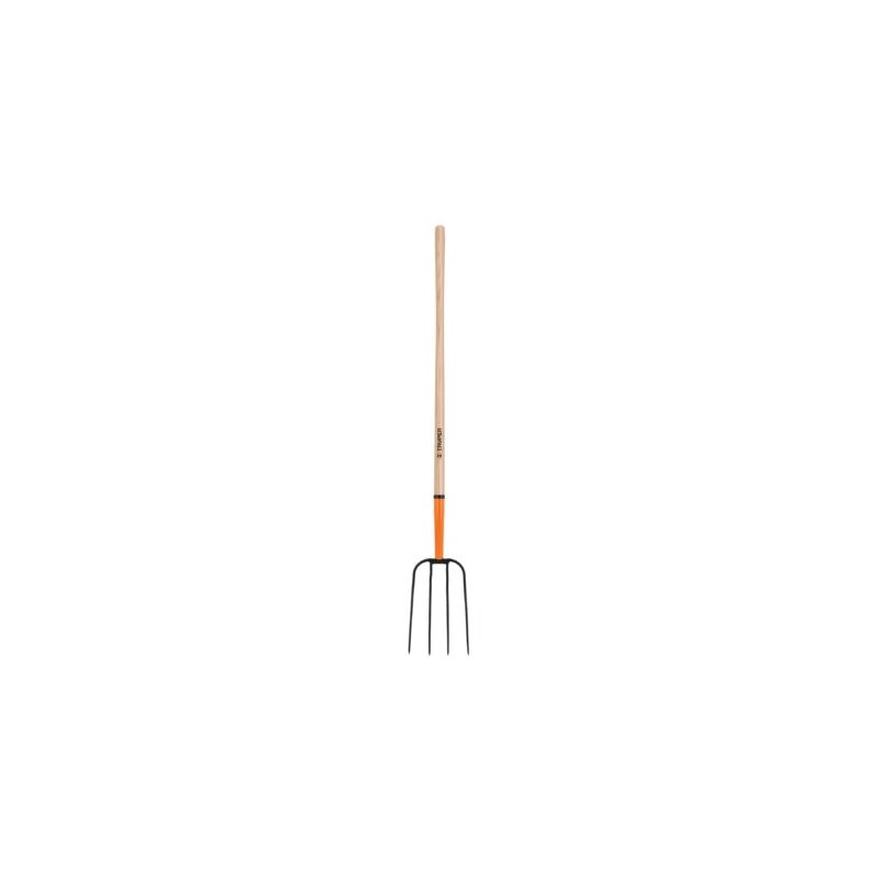 Bieldo para paja, 4 dientes, mango 48?