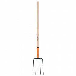 Bieldo para paja, 5 dientes, mango 48?