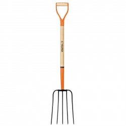 Bieldo para paja, 5 dientes, puño «Y»