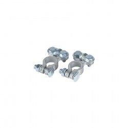 Blíster 2 terminales para batería, plomo poste superior