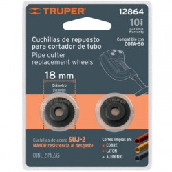 Blíster con 2 cuchillas para cortador de tubo COTA-50