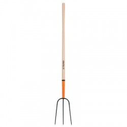 Bieldo para paja, 3 dientes, mango 48?